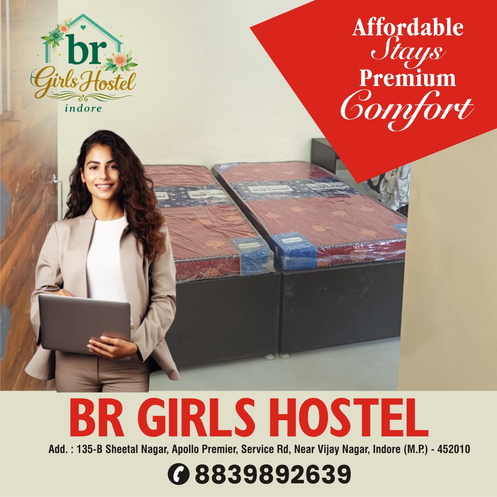 Girls PG Near Medanta Hospital Indore 