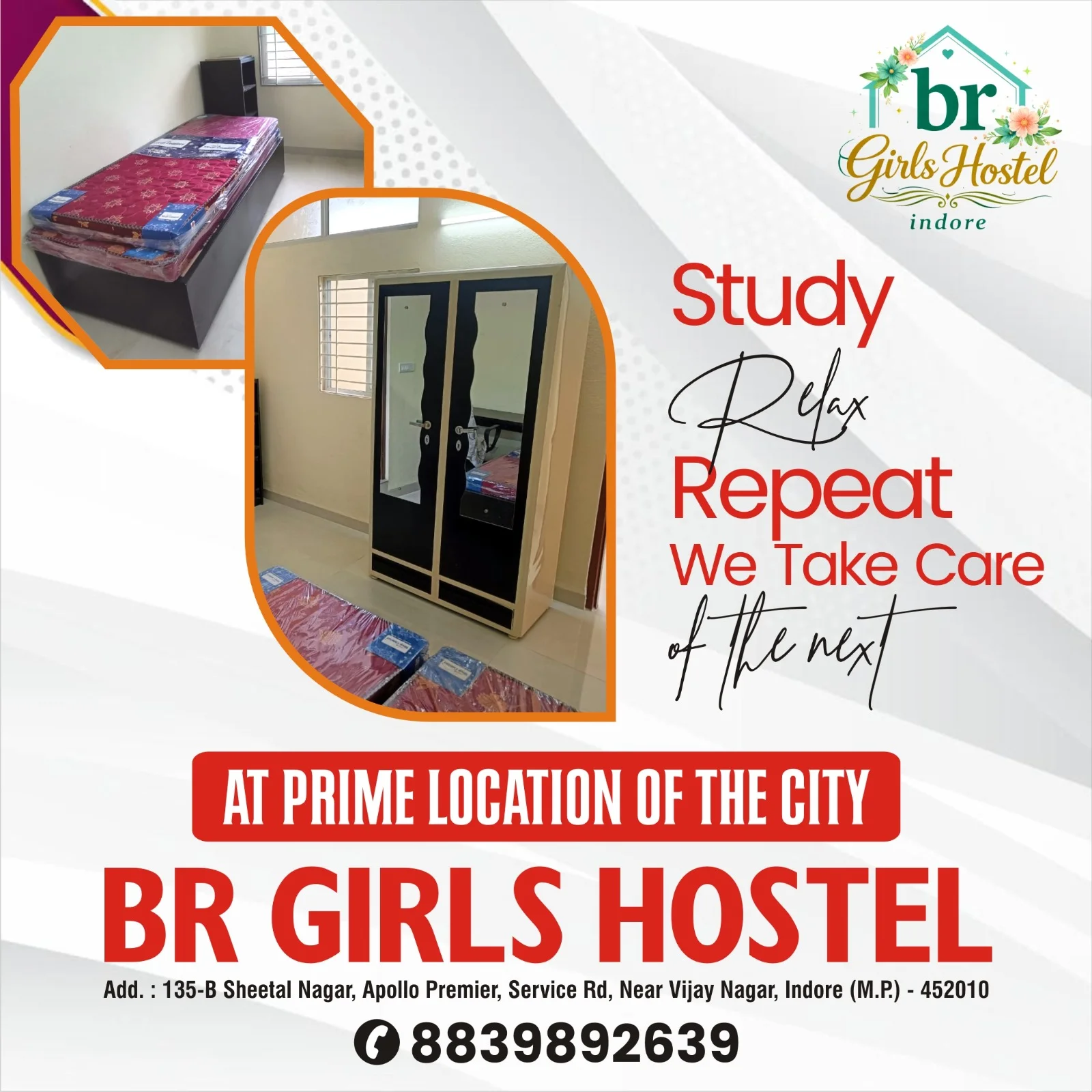 Girls PG Near Satya Sai Square Indore 