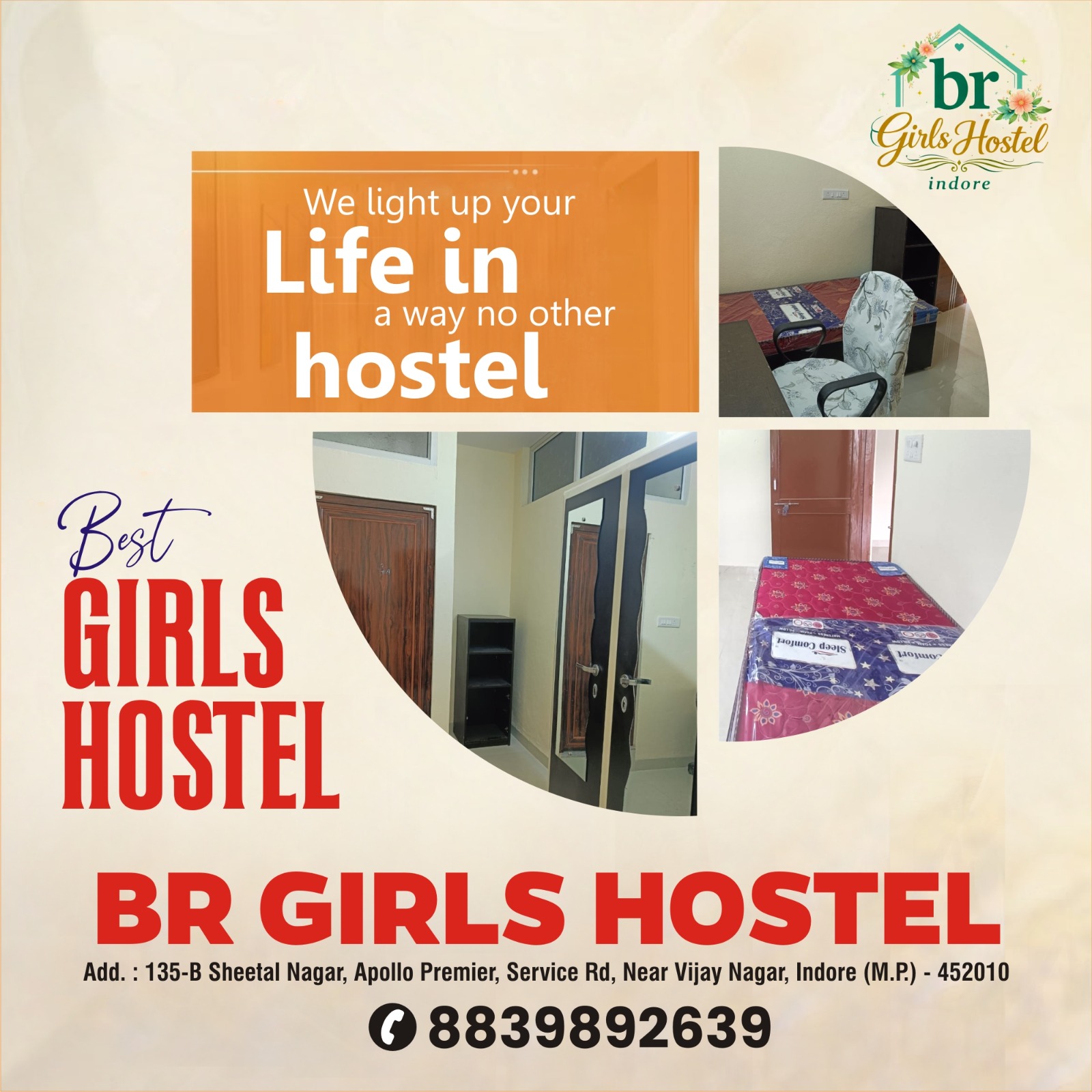 Best Girls Hostel in Vijay Nagar Indore 