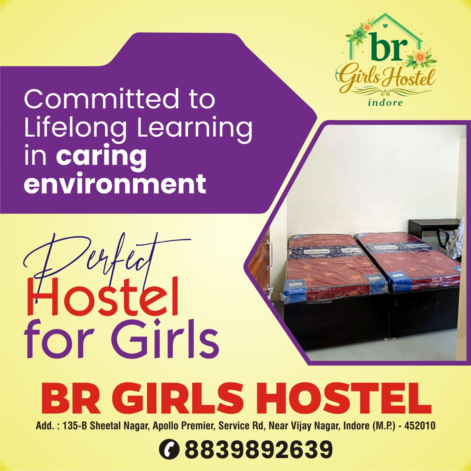 Girls Hostel Near Taskus Indore